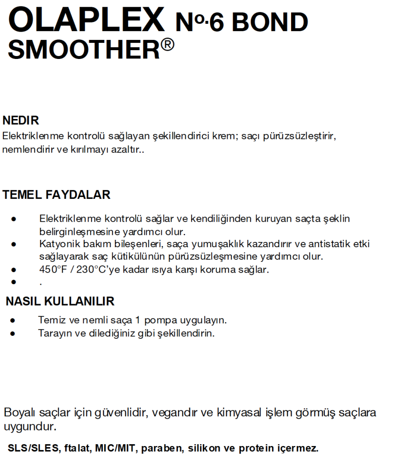 OLAPLEX No.6 BOND SMOOTHER®